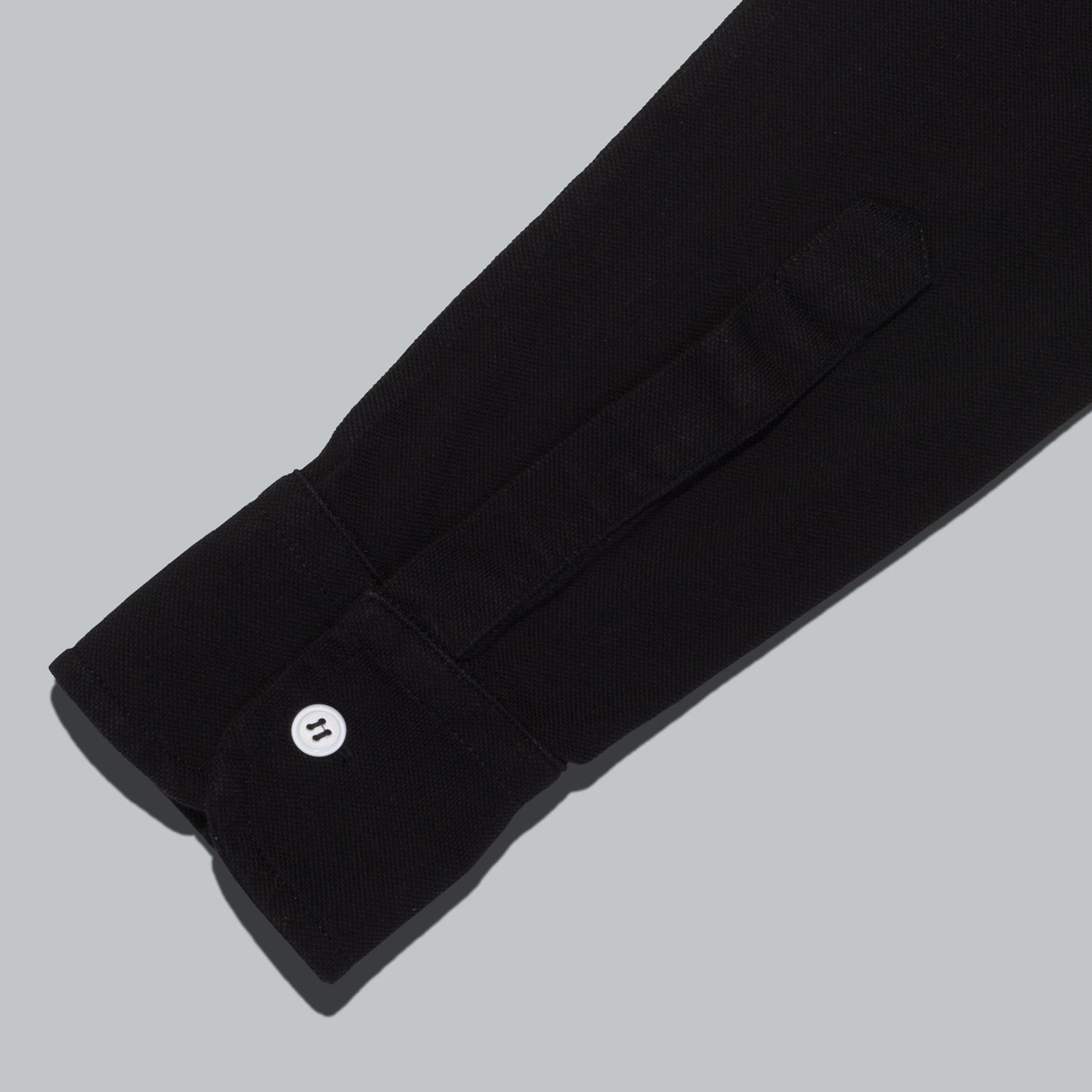 Polo Manga Larga · Negro (RESERVA)