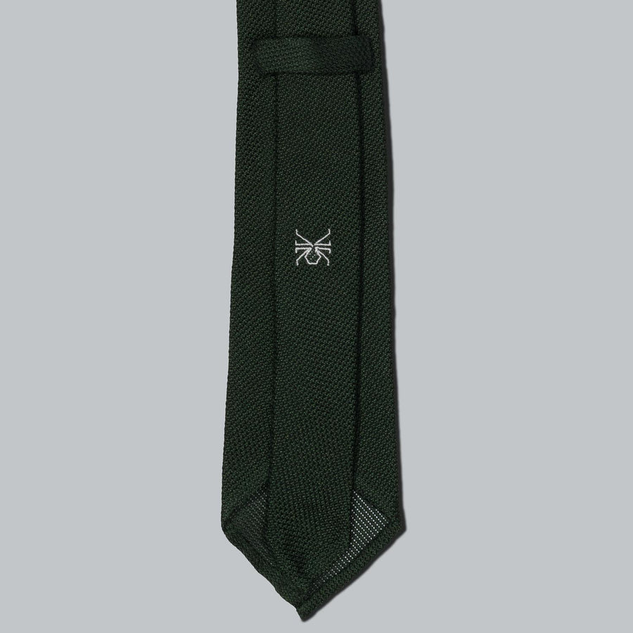 Corbata Grenadine · Verde Oscuro (RESERVA)