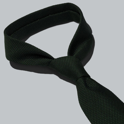 Corbata Grenadine · Verde Oscuro (RESERVA)