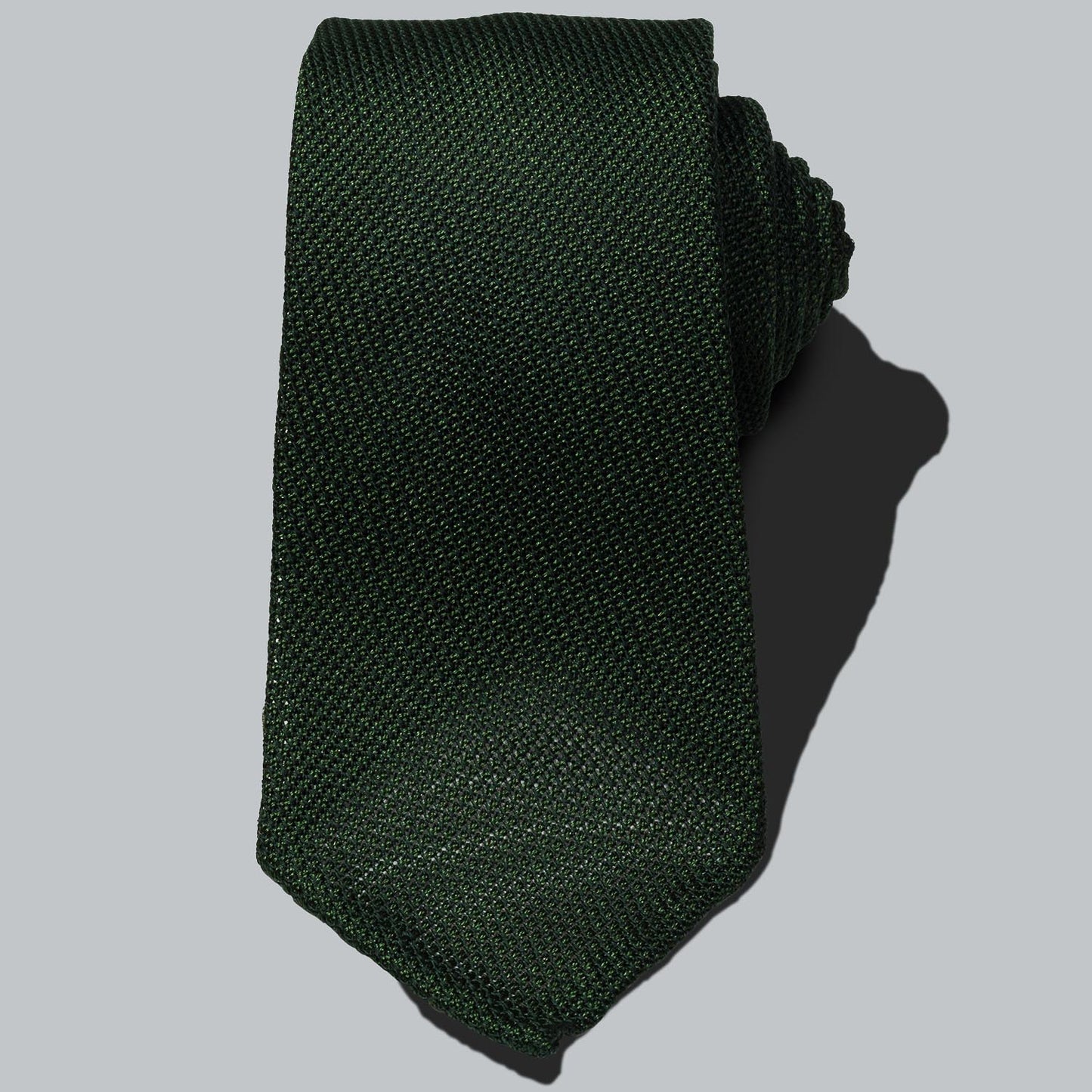 Corbata Grenadine · Verde Oscuro (RESERVA)