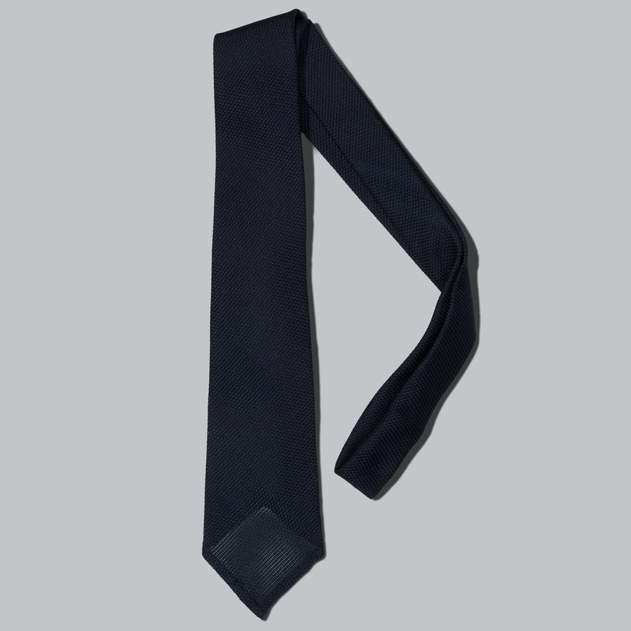 Corbata Grenadine · Azul Noche (RESERVA)
