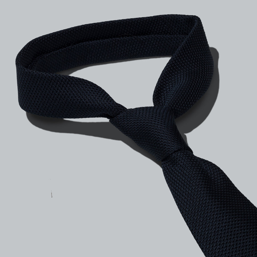 Corbata Grenadine · Azul Noche (RESERVA)