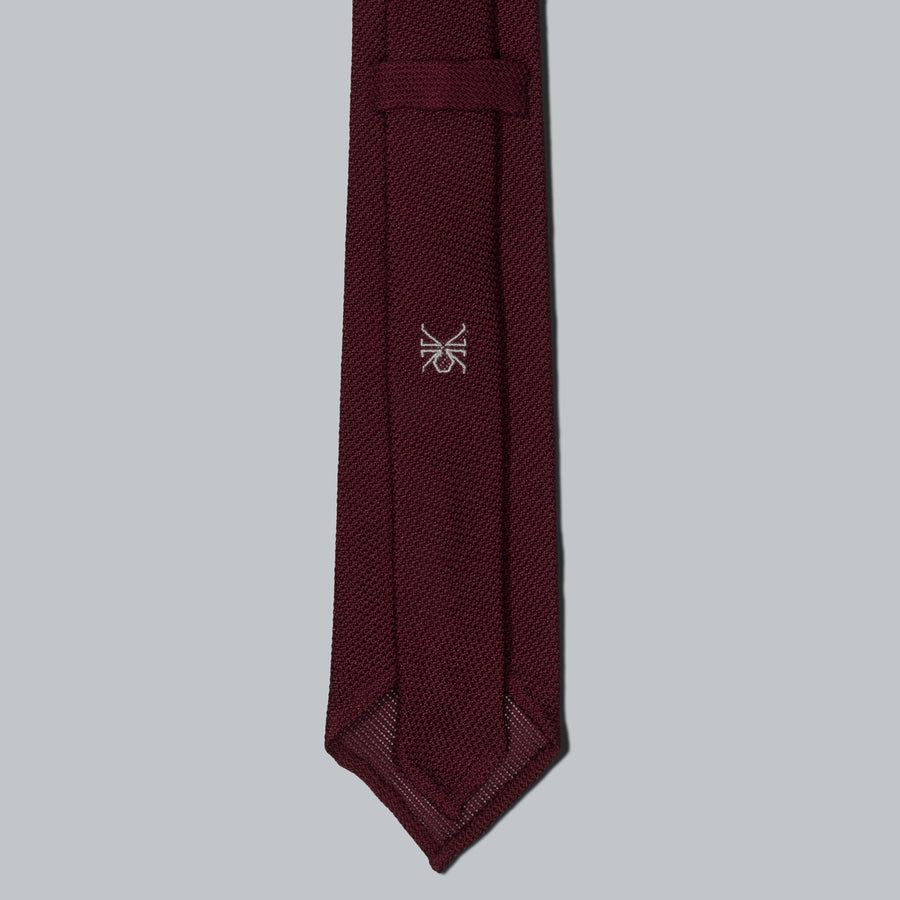 Corbata Grenadine · Burdeos (RESERVA)