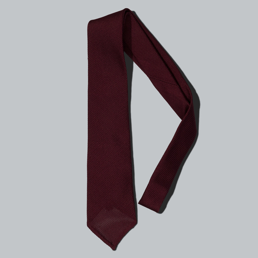 Corbata Grenadine · Burdeos (RESERVA)