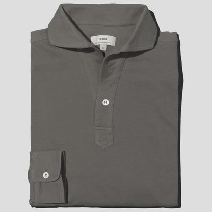 Polo Manga Larga · Gris Verdoso