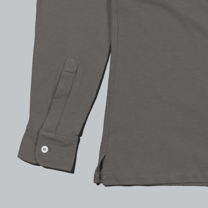 Polo Manga Larga · Gris Verdoso