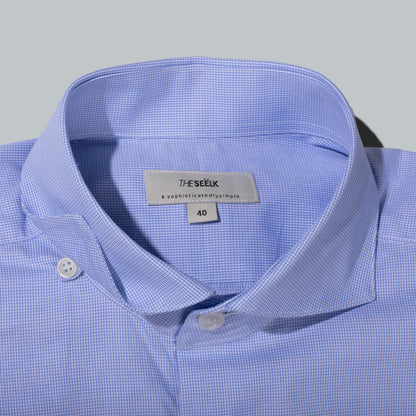 Camisa · Pata de Gallo Azul (RESERVA)
