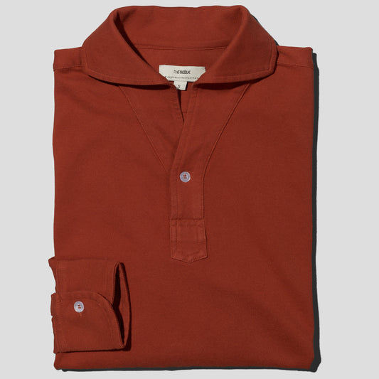 Polo Manga Larga · Teja