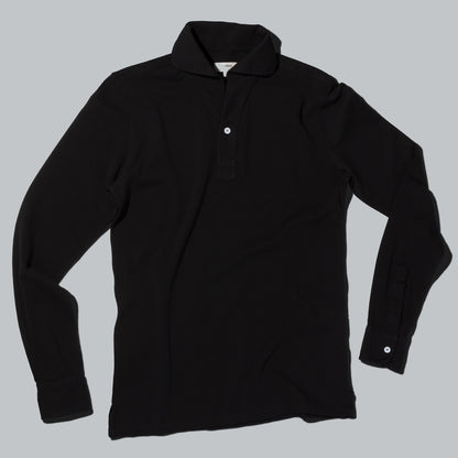 Polo Manga Larga · Negro (RESERVA)