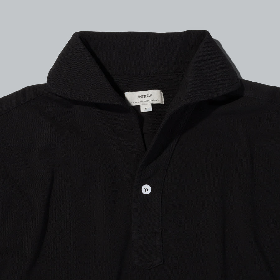 Polo Manga Larga · Negro (RESERVA)