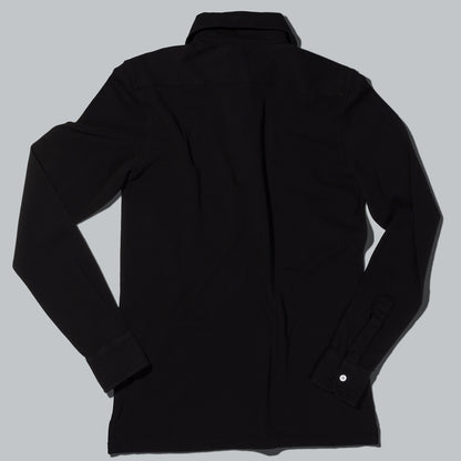 Polo Manga Larga · Negro (RESERVA)