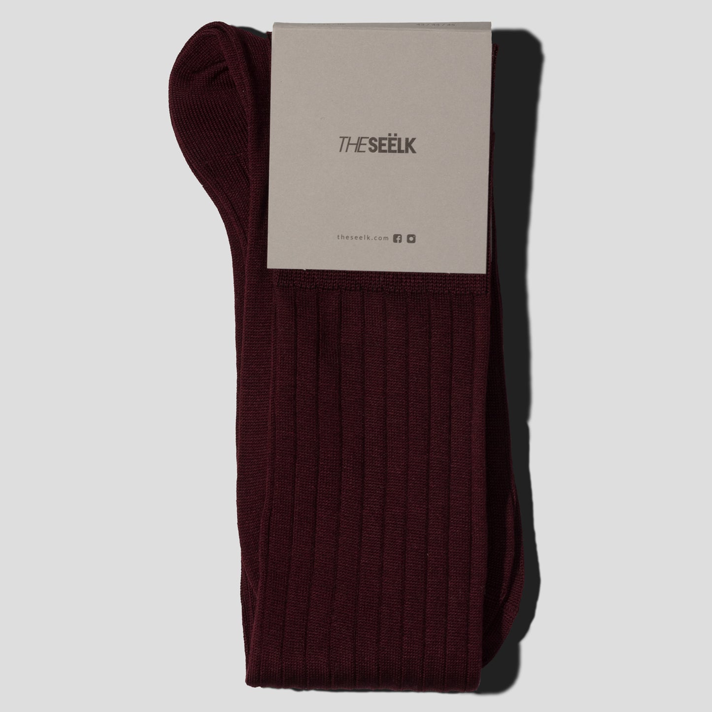 Calcetines Hilo · Burdeos