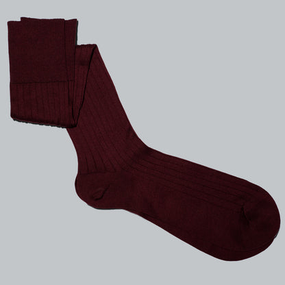 Calcetines Hilo · Burdeos