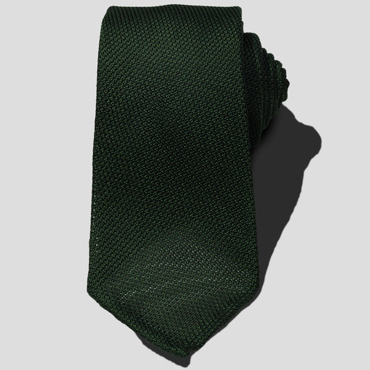 Corbata Grenadine · Verde Oscuro (RESERVA)