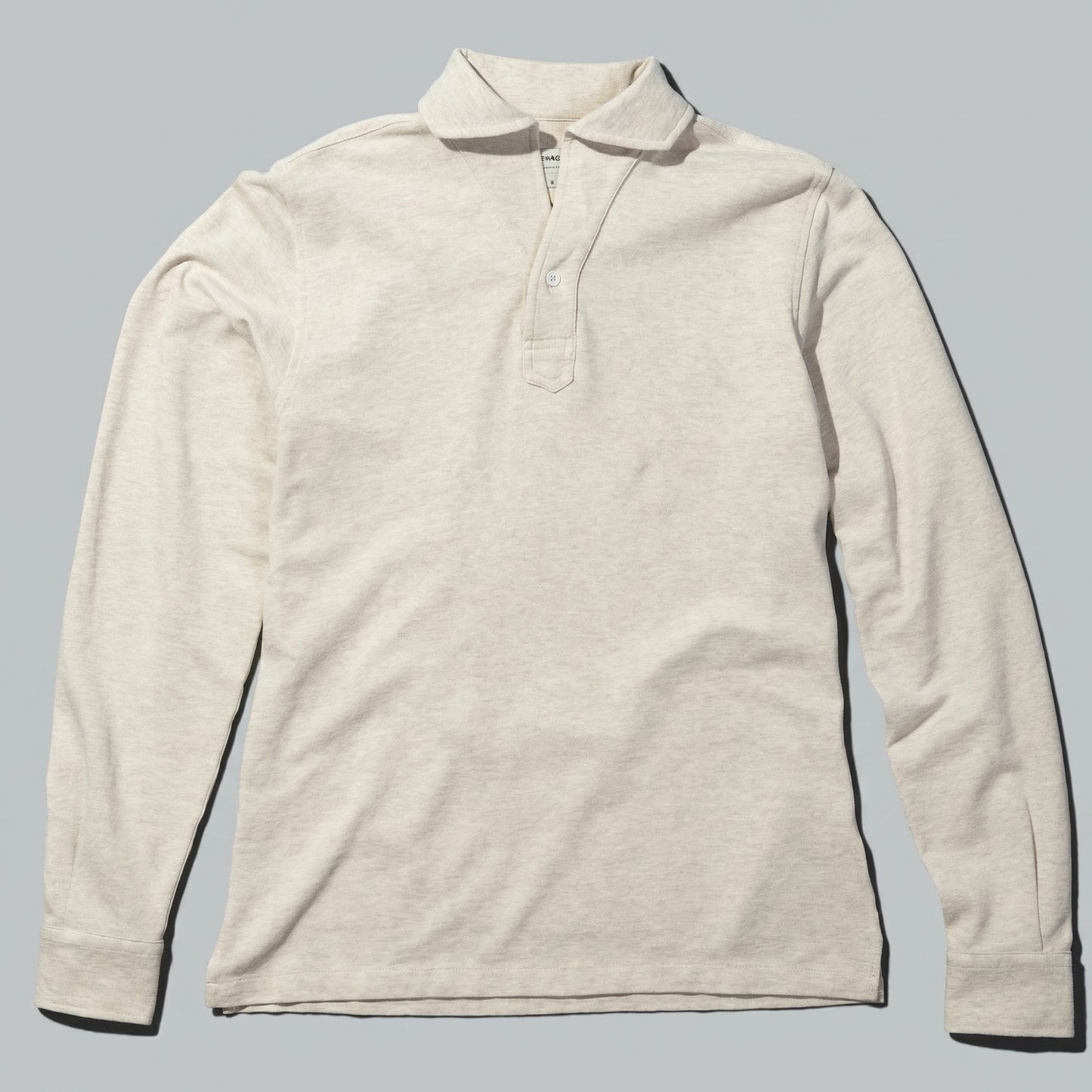 Polo Manga Larga · Crudo Mélange (RESERVA)